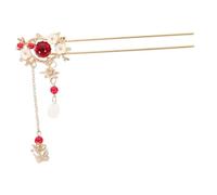 Bastoncino for capelli, forcina cinese, elegante forcina in rame for donne, ornamento decorativo for capelli in stile cinese for matrimoni con nappa presente