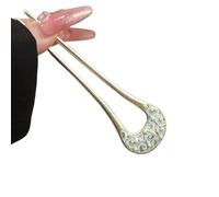 Bastoncino for capelli, forcina for capelli cinese, semplice forcina for capelli a forma di U con perle Xiangyun, nuova forcina for capelli cinese, accessori for cheongsam Hanfu, passo for le donne.