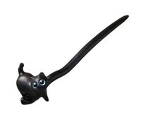 Bastoncino per capelli in legno a forma gatto, forcina in stile cinese, ornamento per donne e ragazze, semplice ornamento per copricapo e casalinghe