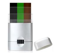 Bastoncino per pittura facciale in 3 colori, colori vivaci del bosco, decorazioni per Halloween, per sport, baseball, softball, calcio, mimetico, crema mimetica