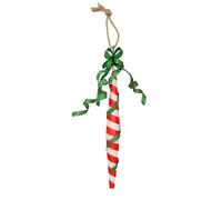 BASTONCINO ZUCCHERO ALBERO DI NATALE DECORAZIONE FESTE CAMINO SALOTTO REGALO