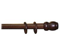 18608 Q.TA' 1 BASTONE LEGNO A TIRO D 35 NOCE SC 240CM S/SUPP.