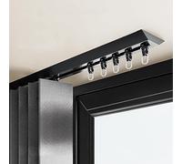 Bastone adesivo per tenda facile da montare a soffitto, senza fori, perfetto per soggiorno, camera da letto e doccia, soluzione forte, versatile ed elegante