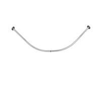 BASTONE ASTA PER TENDA DOCCIA BARRA CURVA ANGOLARE CROMATA 90 X 90CM BAGNO 59802