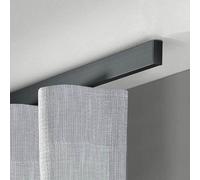 BASTONE BINARIO PER TENDE PIATTO IN ALLUMINIO 100% ITALIANO COMPLETO DI TUTTO.