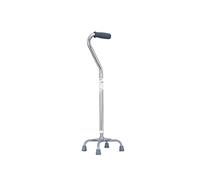 Bastone con frattura for anziani Ausilio for camminare leggero e antiscivolo(Silver)