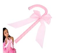 Bastone Cosplay, Bastone Little Bo Peep, Bastone Da Passeggio Di Halloween Con Nodo A Fiocco, Bastone A Fiocco Rosa, Bastone Da Palcoscenico, Bastone Decorativo Per Il Costume Scolastico Di Halloween