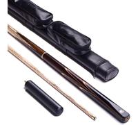 Bastone da Biliardo da Biliardo da 57 Pollici, Bastone da Snooker in Legno Fatto a Mano a 3/4 articolati, Punta 9,5 mm/10 mm/10 mm/11,5 mm, Il miglior Regalo per Amici e Persone Care - 4129