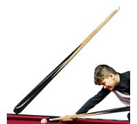 Bastone da biliardo per bambini, lucidato a mano, 50,8 cm, corto, portatile, in legno, per giocatori, ragazze, ragazzi, sala giochi in casa