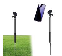 Bastone da golf monopiede per selfie e analizzatore di oscillazione, treppiede regolabile e picchetto per registrare il tuo swing con supporto per telefono