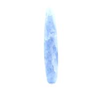 Bastone da massaggio in calcite blu da 320 grammi e 175 millimetri, minerale calcite del Madagascar, pietra naturale, pezzo unico raro, minerale da collezione, pietra fortunata