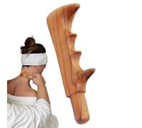 Bastone da massaggio in legno | Strumento di massaggio per raschiatura in legno naturale - Accessorio per la cura manuale del corpo dal design portatile, utilizzabile in spa, viaggi e casa