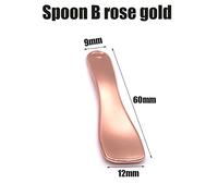 Bastone Da Massaggio Per Crema Per Gli Occhi Applicatore In Acciaio Inossidabile Bacchetta Per Il Viso Cura Della Pelle Del Viso Massaggio Cosmetico Per Strumenti Per La Cura Della Salute Del Salone Di Bellezza,Cucchiaio B In Oro Rosa