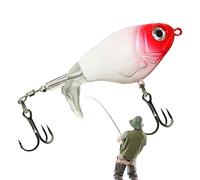 Bastone da nuoto, Latte per la pesca dei bassi,Esca per trota realistica con design dinamico dell'elica | Le forniture di pesce affrontano la trota di acqua salata d'acqua dolce in mare profondo