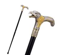 Bastone da Passeggio a Due Colori con Aquila, Bastone da Passeggio di Lusso per Uomo e Donna, con Scettro Antiscivolo Rimovibile, Stile Vintage Cospaly 93 Cm