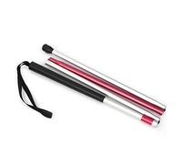 Bastone da passeggio Bastone da passeggio pieghevole Bastone da passeggio per non vedenti in 4 parti Bastone da passeggio per ipovedenti Stampella pieghevole Bastone da passeggio rosso rifle