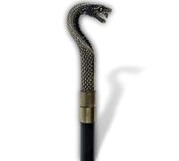 Bastone da passeggio cobra serpente in legno manico bastone stile antico