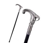 Bastone da Passeggio con Corpo di Serpente, Bastone da Passeggio di Lusso per Uomo e Donna, Scettro Antiscivolo Rimovibile per Cosplay Feste Vintage 93 Cm