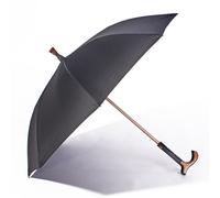 Bastone da Passeggio Con Ombrello Walker Con Schermo Bastone Ombrello Nero