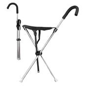 Bastone da Passeggio con Sedile - Asta Ergonomica Portatile Antiscivolo,Bastoni con Sedile per Adulti | Per Viaggi Avventure All'Aperto Sentiero Urbano Parco