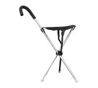 Bastone Da Passeggio Con Sedile Leggero e Portatile | Bastone Pieghevole con Sedile per Uomini, Donne, Adulti, Nonno, Anziani, Madre