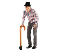 Bastone da passeggio gonfiabile marrone - 90 cm