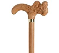 Bastone da passeggio in legno fatto a mano con cinturino polso, for mantenere l'equilibrio(90Cm(Use Height 170 175Cm))