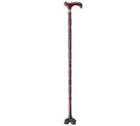 Bastone da passeggio in legno fatto a mano per anziani e disabili, base antiscivolo per stabilità, supporta fino a 150 kg per una mobilità sicura