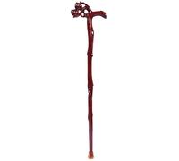 Bastone da passeggio in legno massello di palissandro stampella per anziani, durevole ed elegante supporto per la mobilità, per anziani
