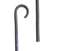 Bastone da passeggio in legno per anziani leggero resistente con corteccia 110 h