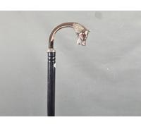 Bastone Da Passeggio In Metallo Nero 94 CM Wolf Walking Stick