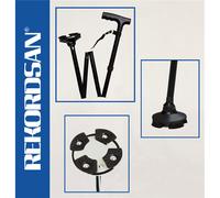 BASTONE DA PASSEGGIO LEGGERO CHIUDIBILE REGOLABILE ANTISCIVOLO PER ANZIANI