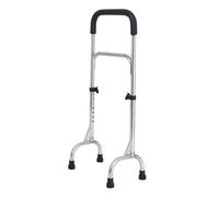Bastone da Passeggio per Anziani,Struttura Multifunzionale per Stare in Piedi,A Quattro Gambe Regolabili,con Ampia Base in Acciaio Inossidabile,Supporto per La Mobilità in Piedi