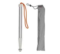 Bastone da Passeggio per Ciechi con Nastro Riflettente Rosso per Non Vedenti e Ipovedenti, Bastone Riflettente Rosso e Bianco con Punta a Sfera di Marshmallow, Antiscivolo