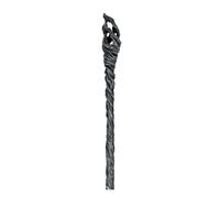Bastone da passeggio per strega - Bastone magico effetto legno, accessorio mistico per streghe e druidi, 95 cm