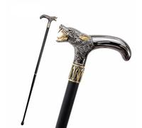 Bastone da passeggio per uomo, bastone da viaggio pieghevole per mobilità e stabilità, design leggero in 3 pezzi, 91 cm, per supporto ginocchio anziano e assistenza all'equilibrio
