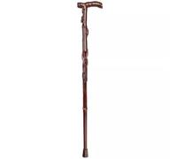 Bastone da Passeggio Stampelle Creativo con Design di Intaglio delle Radici, Bastone da Passeggio Leggero per Anziani, Bastone da Trekking A Forma di bambù(93cm(Use Height 179-180cm))