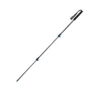Bastone da passeggio ultraleggero in fibra di carbonio 135 g, bastoncini trekking portatili a 3 sezioni, blocco esterno, bastoncino arrampicata(M-Blue-(1pcs))