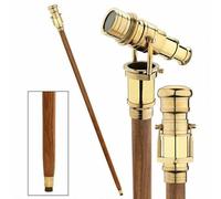 Bastone da passeggio vintage nautico in legno con manico telescopico...