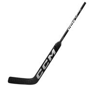 Bastone da portiere di hockey in materiale composito CCM Tacks XF Black/Grey Junior 21 pollici, L (Regular)