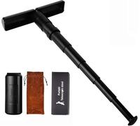 Bastone da Trekking con Seduta, Sgabello Esterno Pieghevole e Robusto, Telaio in plastica, Ideale per Escursionismo e Attività Outdoor