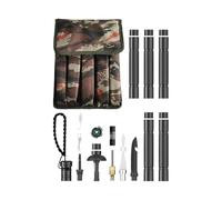 Bastone da Trekking, pali regolabili e pieghevoli per camminare, bastoni da passeggio, per alpinismo, escursionismo, campeggio, sopravvivenza viaggi e sci