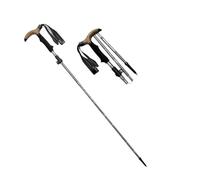 Bastone da trekking pieghevole con manico in sughero, leggero e portatile, bastone da passeggio for escursioni all'aria aperta e arrampicata(Grey)