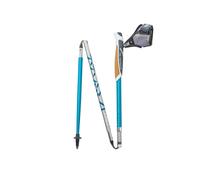 Bastoncini da trail pieghevoli tsl outdoor alu 4 cork cross azur blue a 4 razze