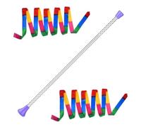 Bastone Da Twirling Bacchetta Da Danza E Twirling In Acciaio Inossidabile | Baton Con Nastro 53 cm Per Aerobica Per Palestra Palco Sfilate Teatro Feste Allenamento Festività