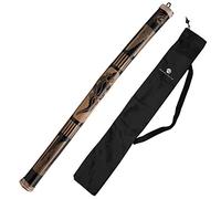 Bastone della Pioggia 80 cm in Bambù Intagliato in Rilievo -Rainstick Strumento a Percussione per Meditazione e Relax - Bastone della Pioggia in Legno Naturale con Borsa in Nylon -Australian Treasures