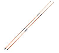 Bastone di Allineamento Swing Pieghevole per Allenatore Ausiliario da per Colpire e Fare Pratica, 2 Pezzi per Gli Amanti del (Orange)