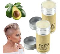 Bastone di cera per capelli,2 pezzi,Stick per Finitura dei Capelli,Capelli Cera Stick,Hair Wax Stick,Stick Pomata Per Capelli,Cera Idratante per Capelli,Bastone di Cera per Capelli Parrucche