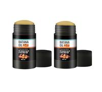 Bastone di cera per capelli Batana Capelli crespi Parrucca fissa Capelli spezzati Finitura Non grassa Lunga durata Sciolto Liscio Nutrire Soffice Gel per lo styling (2PCS)