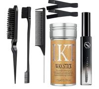 Bastone di cera Stick per Finitura Capelli spezzati, gel acconciatura idratante Unisex 75g Set C